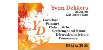 M. Yvan DEKKERS - carrelage, peinture, cloison sèche, revêtement sol et mur, démoussage